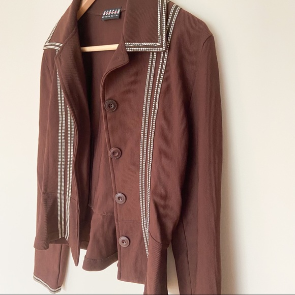 Morgan de Toi Brown Jacket Small - Picture 3 of 7